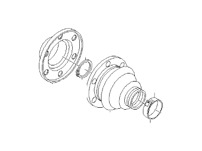 BMW 33-21-1-229-209 Repair Kit Bellows, Interior