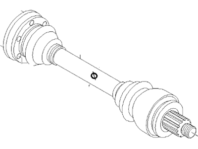 BMW 33-21-2-228-513 Rear Axle