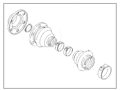BMW 33-21-7-540-117 Repair Kit Bellows, Exterior