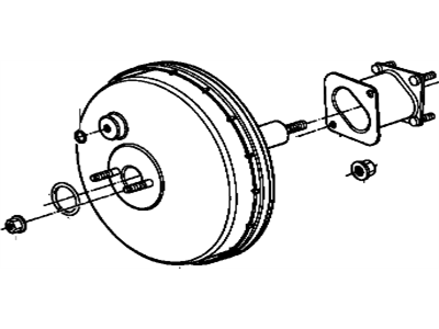 BMW 34-33-1-161-486 Power Brake Booster