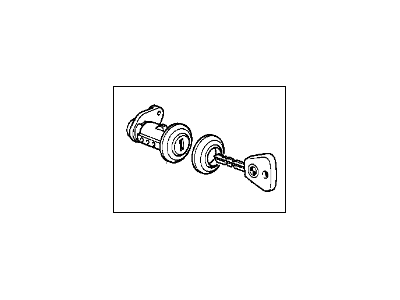 BMW 51-21-1-901-539 Catch Key Left