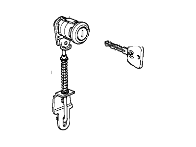 BMW 51-21-1-900-871 Catch Key Left