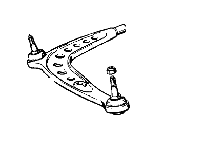 BMW 31-12-1-127-725 Wishbone, Left, Steel