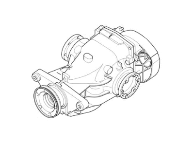 BMW 33-10-7-560-608 Rear Axle Drive Differential