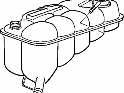 BMW 17-11-2-227-091 Coolant Expansion Tank