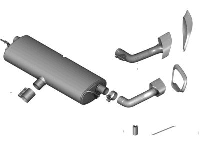 BMW 18-30-2-166-929 Silencer System