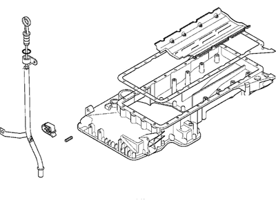 BMW 11-13-1-436-953 Upper Oil Pan