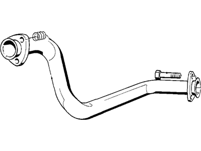 BMW 18-11-1-177-015 Exhaust Pipe