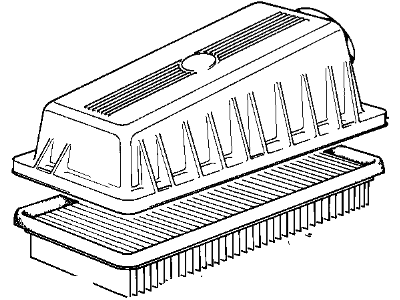 BMW 13-72-1-707-021 Air Filter Element