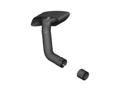 BMW 18-30-2-147-646 Tailpipe Trim, Chrome, Right