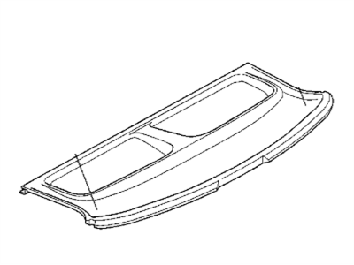 BMW 51-46-8-189-223 Rear Window Shelf