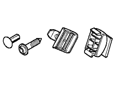 BMW 52-10-8-240-495 Set Of Fittings For Backrest Rear Panel