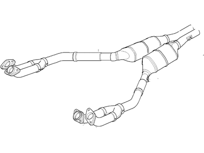 BMW 18-30-7-505-321 Converter Pipe