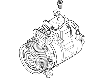 BMW 64-50-9-180-549 Air Conditioning Compressor With Magnetic Coupling