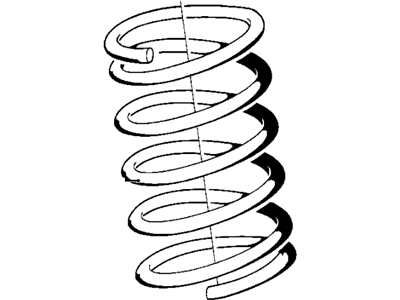 BMW 31-33-1-124-019 Coil Spring