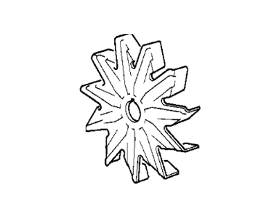 BMW 12-31-1-730-496 Fan Wheel