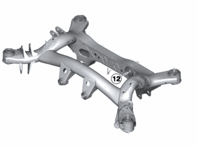 BMW 33-30-6-851-658 Rear Axle Carrier