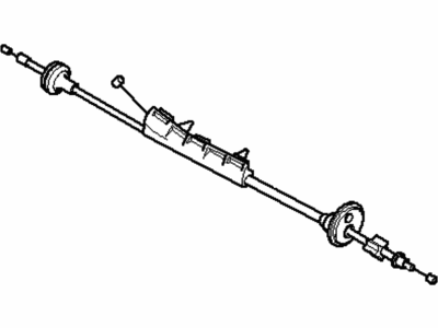 BMW 51-24-7-059-961 Bowden Cable, Emergency Unlocking