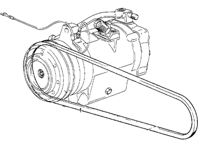 BMW 64-55-1-722-991 Fan Belt