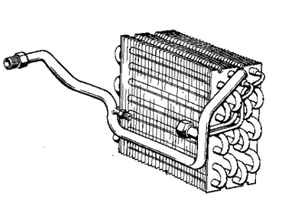 BMW 64-51-1-372-363 Evaporator