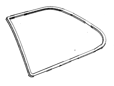 BMW 51-36-1-904-827 Window Sealing