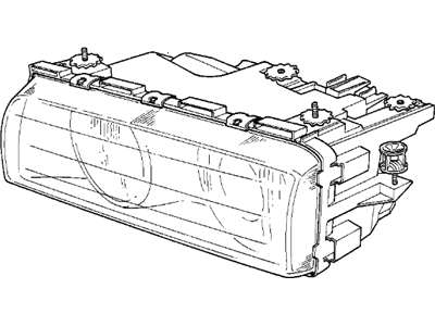 BMW 63-12-6-907-318 Headlight Passenger Side