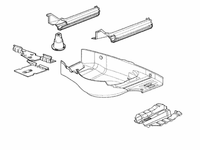 BMW 41-12-8-122-351 Trunk Floor