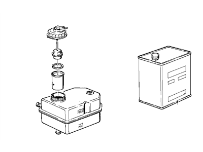 BMW 34-32-1-156-578 Expansion Tank