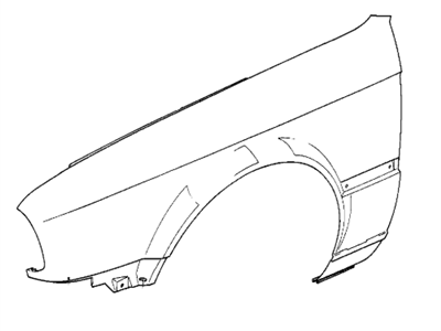 BMW 41-35-1-961-279 Side Panel, Front Left