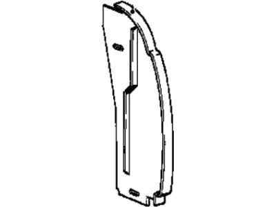 BMW 51-71-1-862-021 Cover, Wheel Housing, Front Left