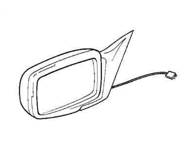 BMW 51-16-1-964-147 Electric.Exterior Heatable Mirror Left