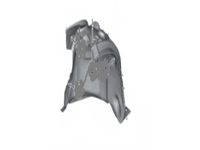 BMW 51-71-7-356-823 Cover, Wheel Arch, Rear Section, Front Left
