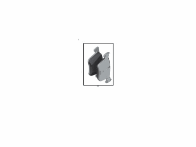 BMW 34-11-6-797-858 Front Disc Brake Pad Set