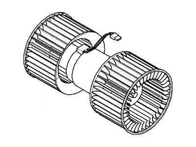 BMW 64-11-8-372-797 Blower Unit