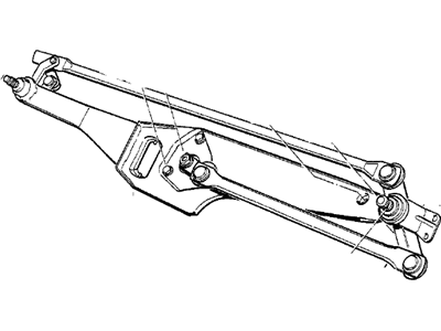 BMW 61-61-1-384-986 Wiper Linkage