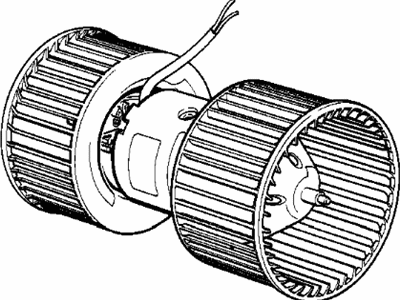 BMW 64-11-1-388-175 Blower Unit