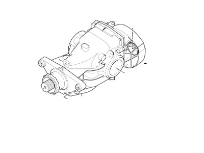 BMW 33-10-7-575-338 Rear Axle Drive Differential