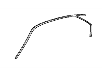 BMW 51-71-8-174-757 Left Roof Frame Gasket