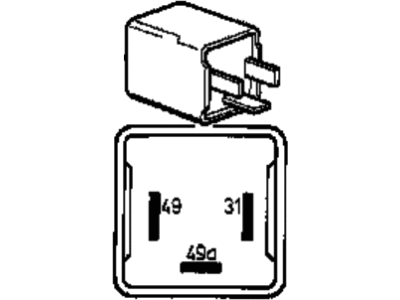 BMW 61-31-1-371-909 Hazard Warning Relay