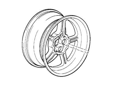 BMW 36-11-2-226-707 Alloy Rim, Forged