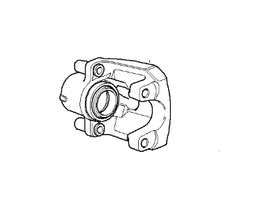 BMW 34-21-1-160-329 Driver Rear Brake Caliper Left