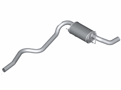 BMW 18-30-8-570-265 Rear Muffler