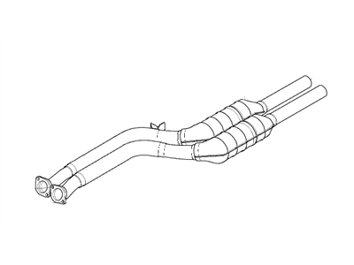 BMW 18-10-7-518-713 Exhaust Pipe
