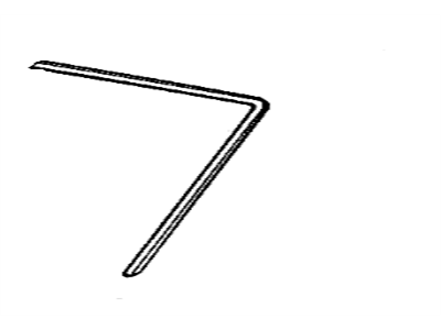 BMW 51-31-8-117-457 Decorative Frame Left