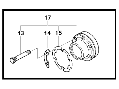 BMW 26-11-7-548-392 Const.-Veloc. Joint Wthout Knurled Bush