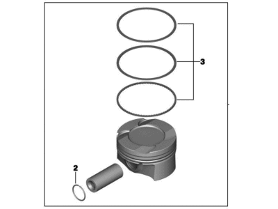BMW 11-25-8-606-459 Piston
