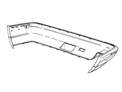 BMW 51-12-1-946-257 Bumper Trim Panel, Rear