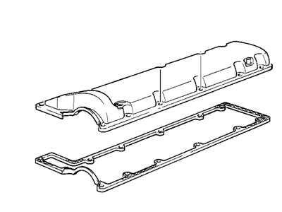 BMW 11-12-1-747-261 Rocker Box Cover Left