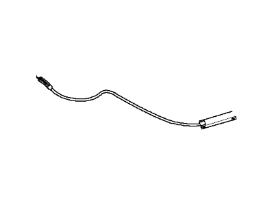 BMW 51-23-7-184-432 Bowden Cable, Hood Mechanism