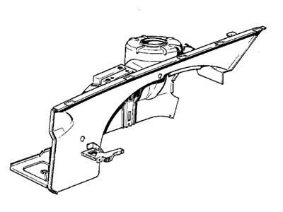 BMW 41-14-1-858-897 Front Left Wheelhouse